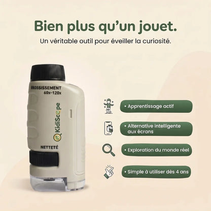 KidiScope™ | Le microscope d’aventure pour enfants